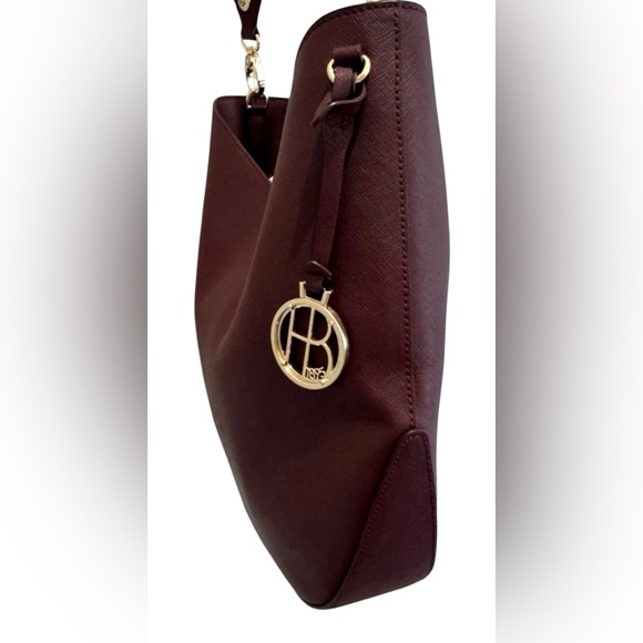 Henri Bendel Deep Burgundy Hobo Bag - Picture 2 of 8